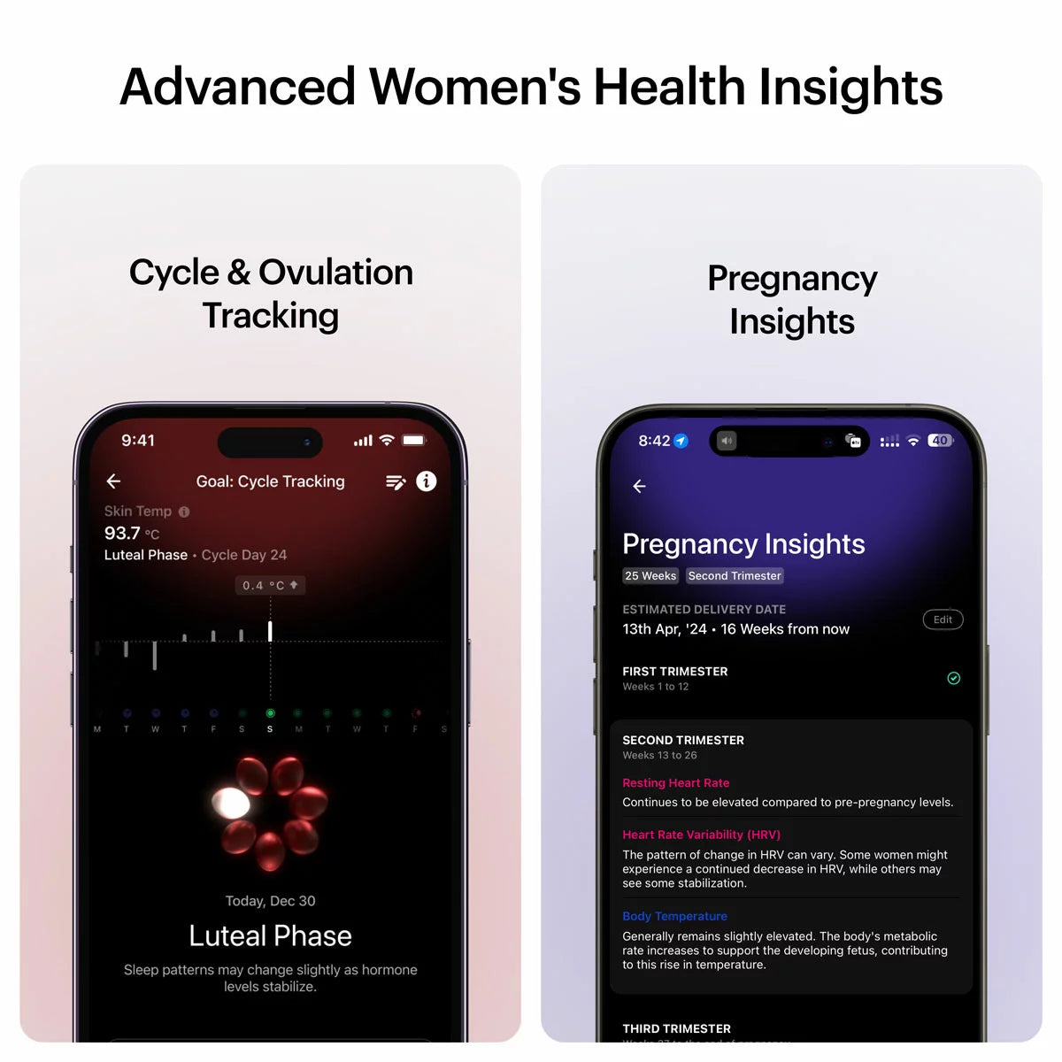 Ultrahuman Ring AIR Rose Gold Size 14 smart ring for sleep tracking, recovery monitoring, and advanced health insights
