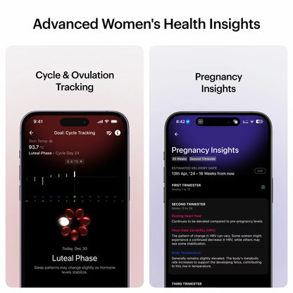 Ultrahuman Ring AIR Rose Gold Size 14 smart ring for sleep tracking, recovery monitoring, and advanced health insights