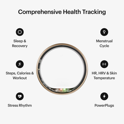 Ultrahuman Ring AIR Rose Gold Size 14 smart ring for sleep tracking, recovery monitoring, and advanced health insights