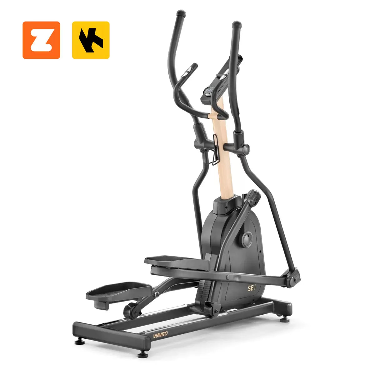 Viavito SE1 Elliptical Cross Trainer for low-impact full body cardio workouts at home with adjustable resistance and compact design