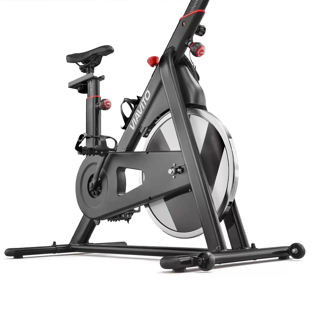 Viavito Veloria Indoor Exercise Bike with adjustable resistance and ergonomic design for home cardio workouts
