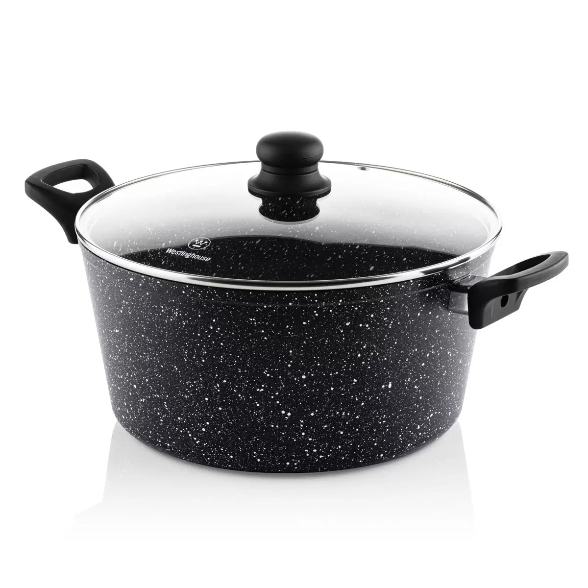 Westinghouse Essentials 5 Piece Non-Stick Cookware Set with durable pots and pans for everyday cooking and easy cleaning