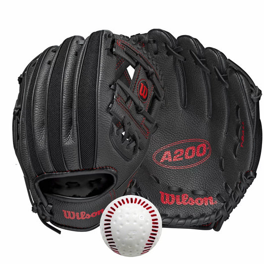 family baseball catch set gloves and ball outdoor play