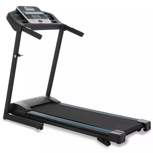 Xterra Fitness TR260 folding treadmill with LCD display, cushioned running deck, and home cardio workout features