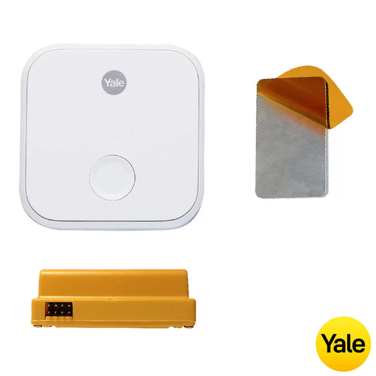 Yale Access Module and Connect Wi-Fi Bridge with smart door sensor for remote home security control