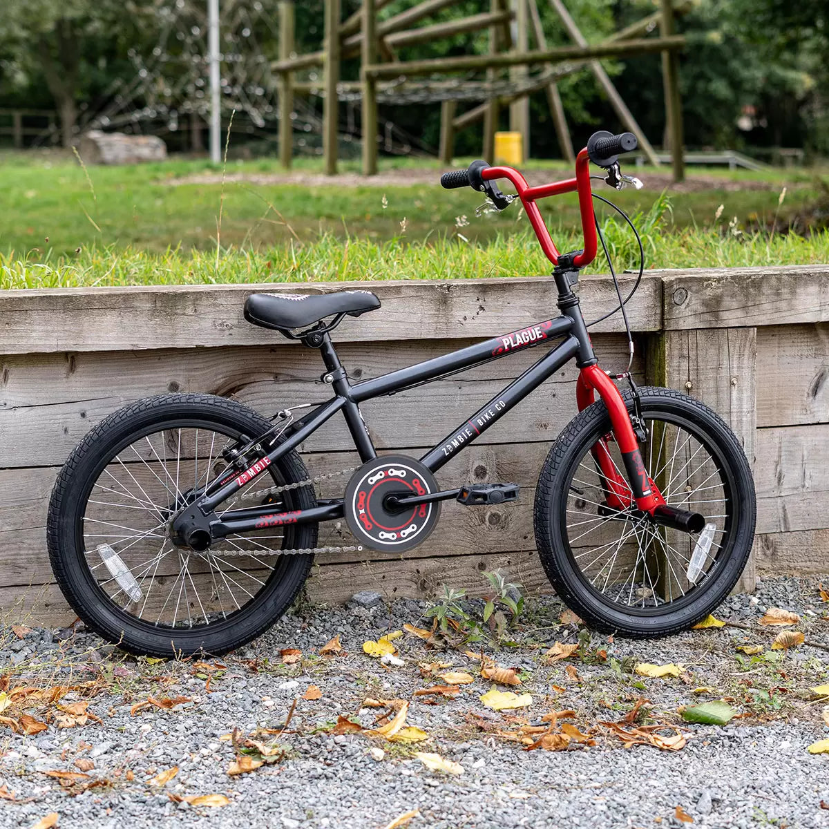Zombie Plague 18 inch black junior BMX bike kids frame