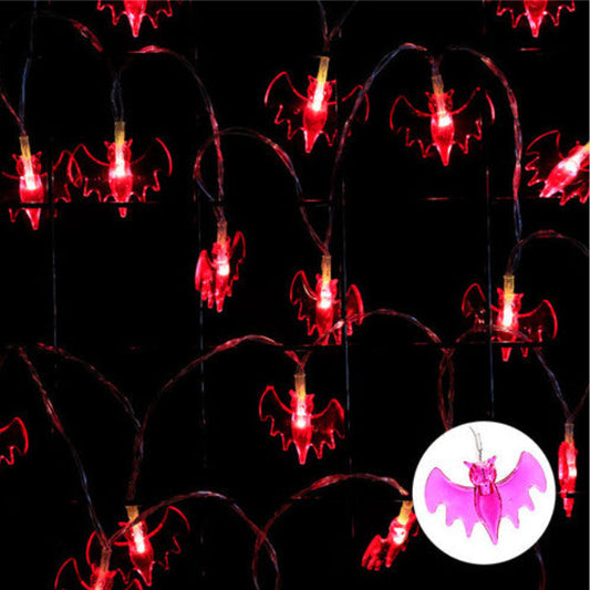 (A) 9.84 ft 20 LEDs Halloween Lights Party Decor