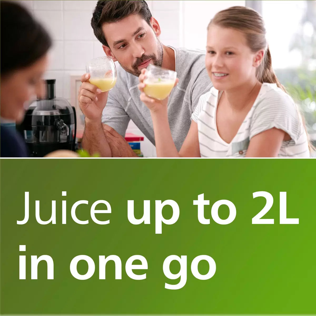 Philips Viva Juicer HR1855/70 Black | Fast Whole Fruit Juicing | Health-Conscious Families