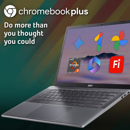 Acer Chromebook Plus 14 inch laptop, view 2