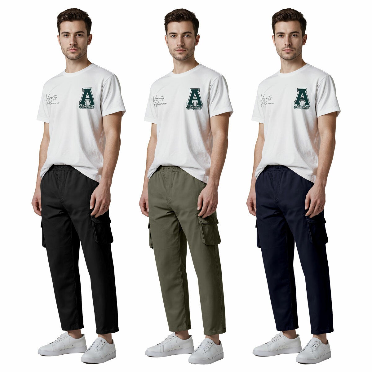 Aeropostale men's cargo joggers, main view