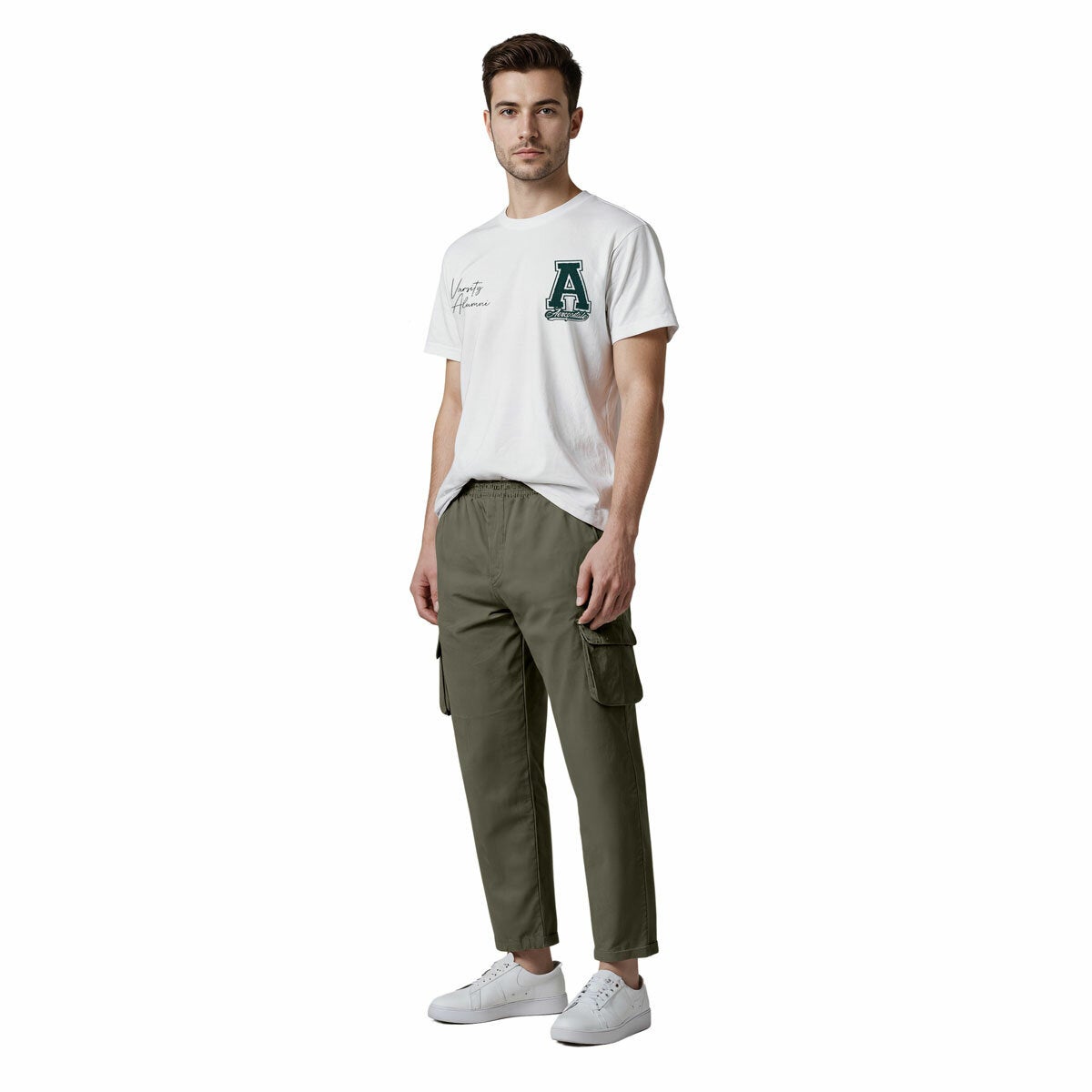 Aeropostale men's cargo joggers, view 3