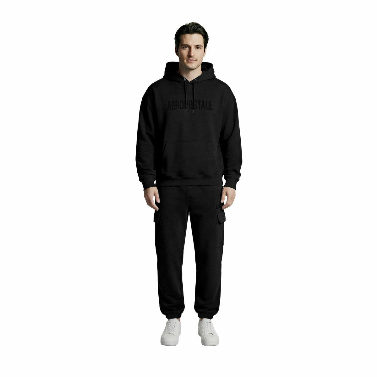Aeropostale men's fleece hoody, view 2