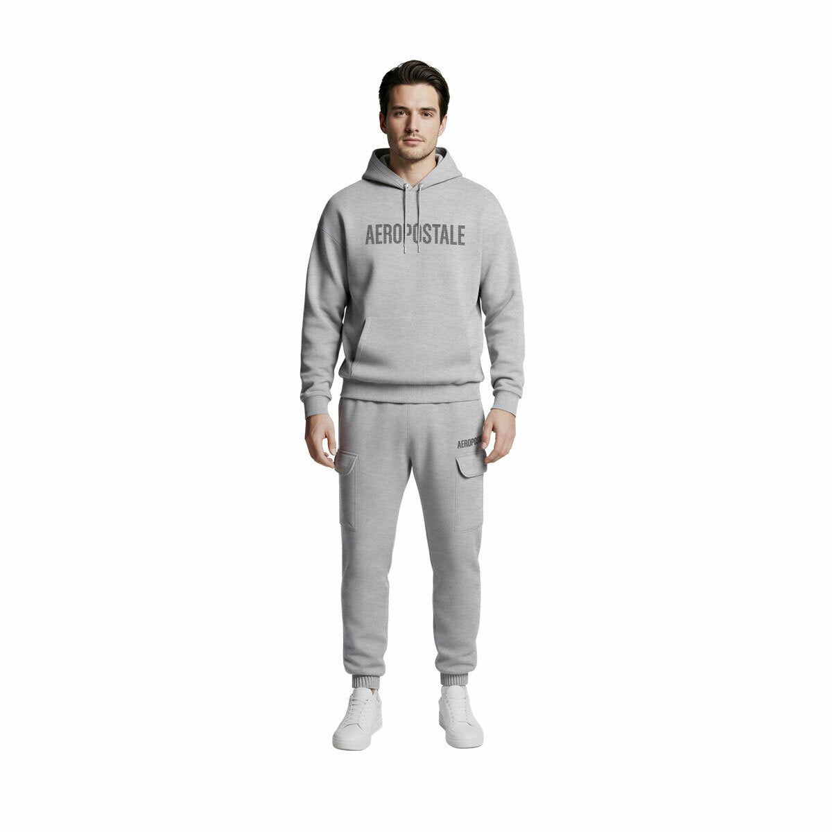 Aeropostale men's fleece hoody, view 3
