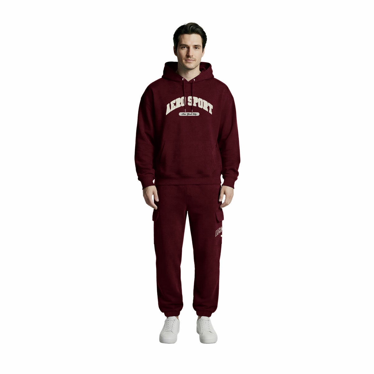 Aeropostale men's fleece hoody, view 4