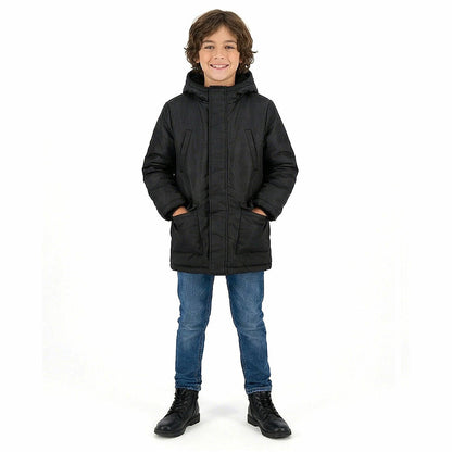 Andy and Evan kids fleece lined parka, view 3