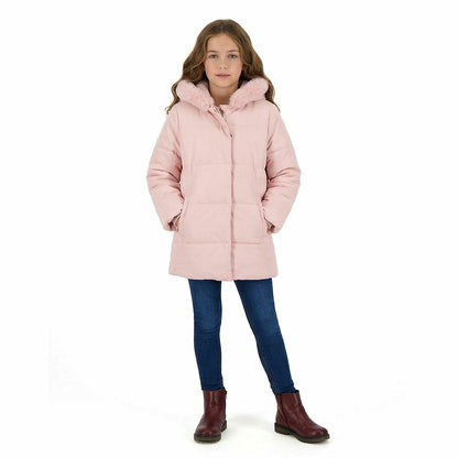 Andy and Evan kids fleece lined parka, view 4