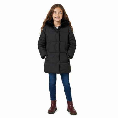 Andy and Evan kids fleece lined parka, view 5