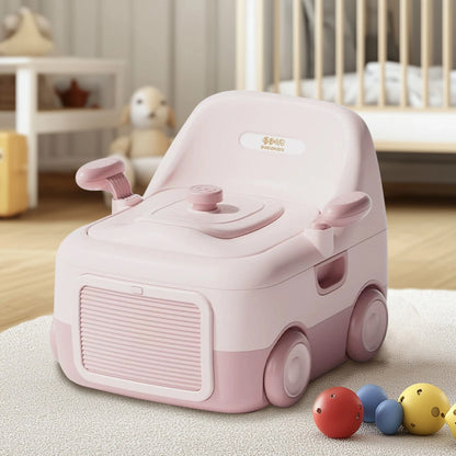2 in 1 Portable Kids Baby Potty Toilet Training Seat Safety Chair With Handle | Toddler Potty Trainer Toilet Seat for Boys & Girls