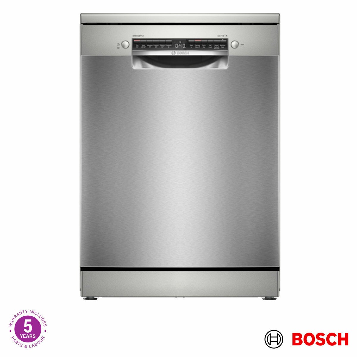 Bosch Series 4 SMS4EMI06G dishwasher inox, main view