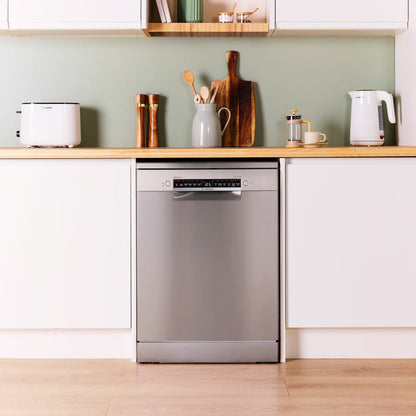 Bosch Series 4 SMS4EMI06G dishwasher inox, view 2