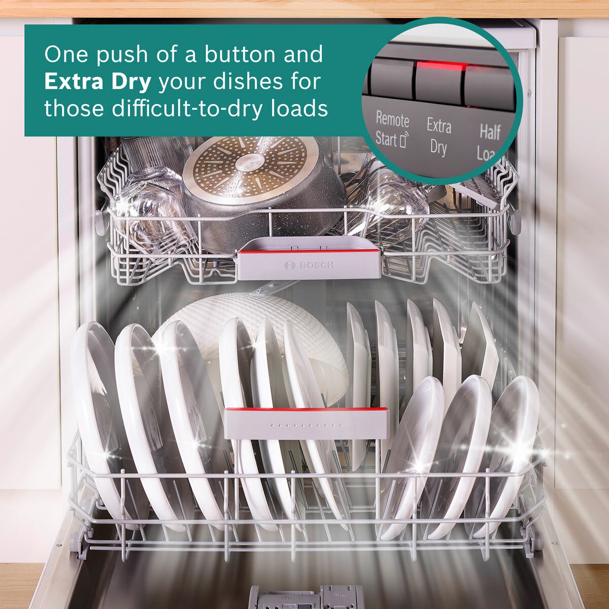 Bosch Series 4 SMS4EMW06G dishwasher white, view 5