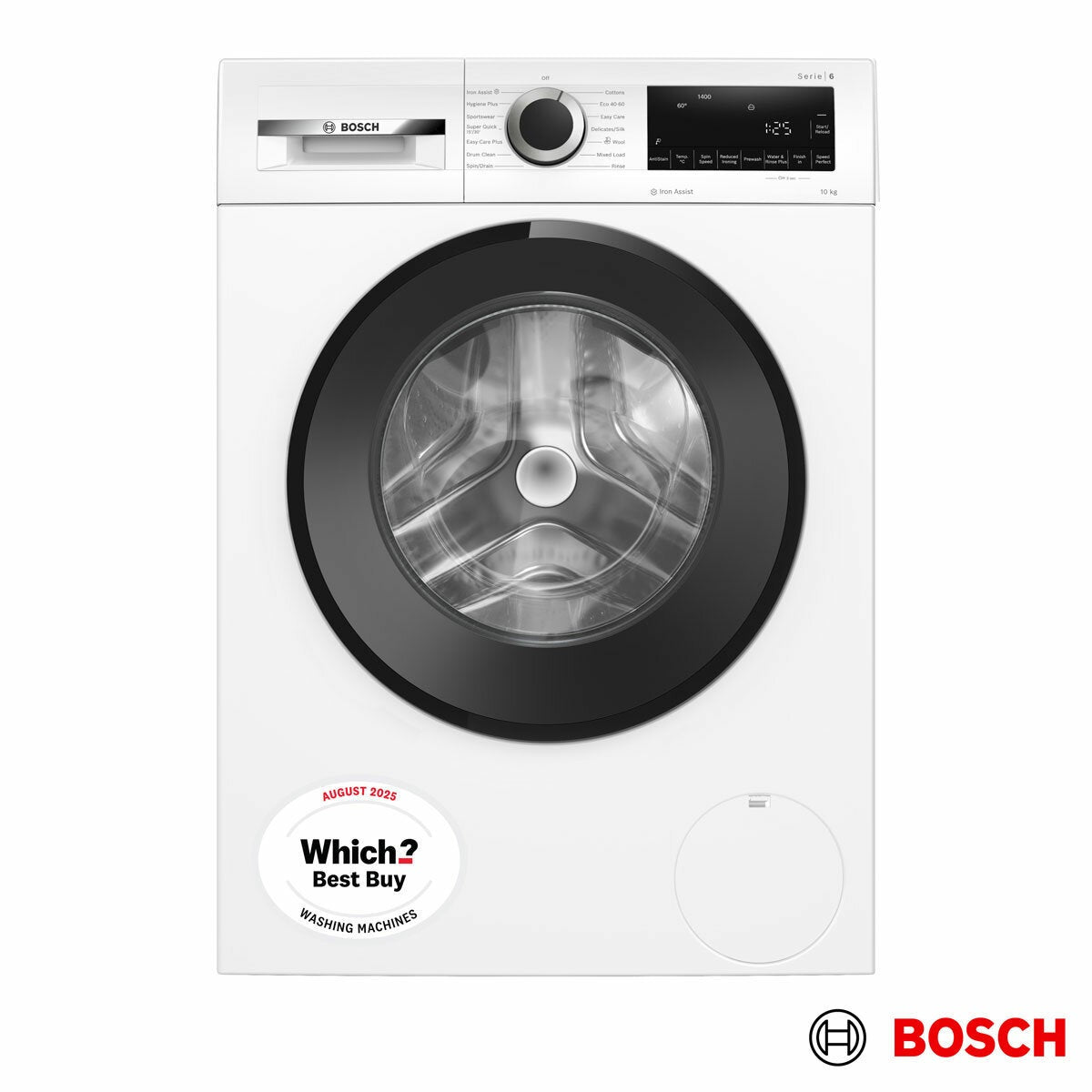 Bosch Series 6 WGG254Z1GB 10kg washing machine, main view