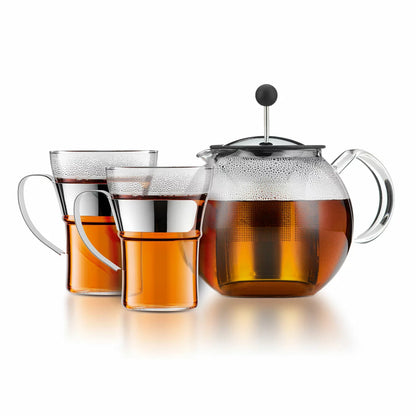 Bodum Assam Tea Press 1L | Perfect Tea Brewing | Tea Enthusiasts & Home Entertainment