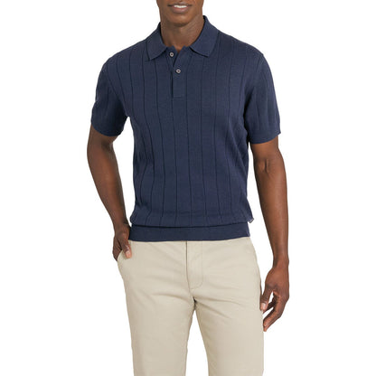 Chaps men's Ladson ribbed knit polo, view 3