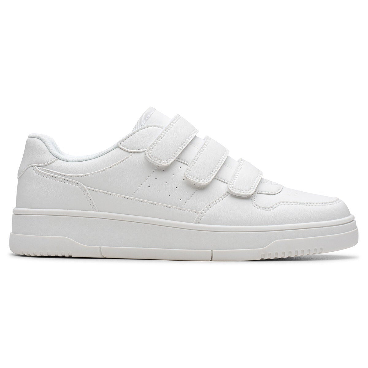 Clarks Kids Canyon Sky white trainers, view 2