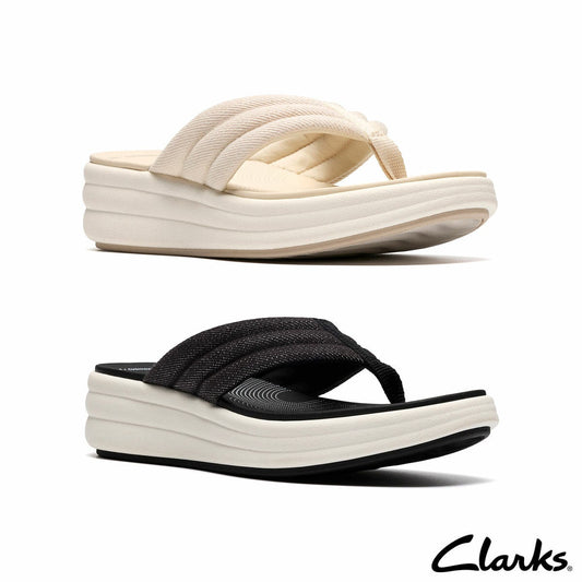 Clarks ladies Drift Carmen wedge sandals, main view