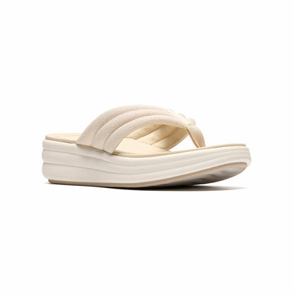 Clarks ladies Drift Carmen wedge sandals, view 3