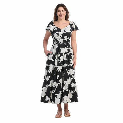Dalia ladies tiered maxi dress, view 2
