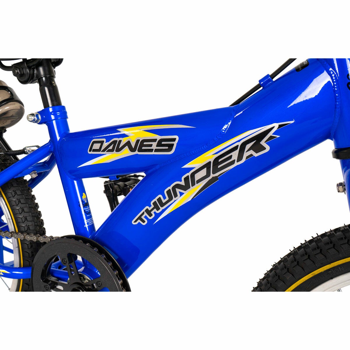 Dawes Thunder 16 inch kids bike blue, view 4