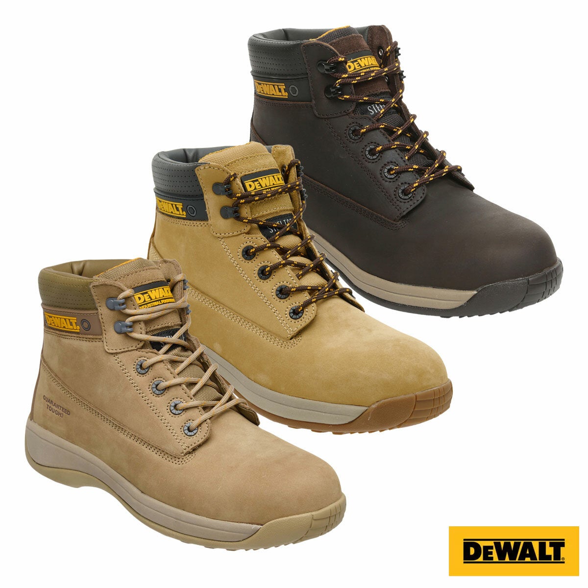 DeWalt Mason steel toe cap safety boots, main view