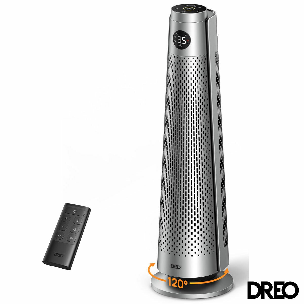 Dreo 718 oscillating tower heater, main view