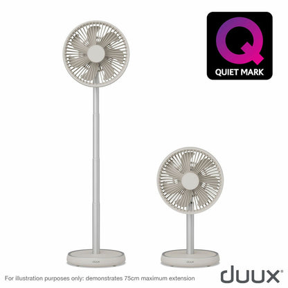Duux Rize portable cordless fan, view 2