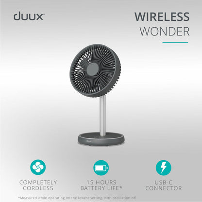 Duux Rize portable cordless fan, view 3