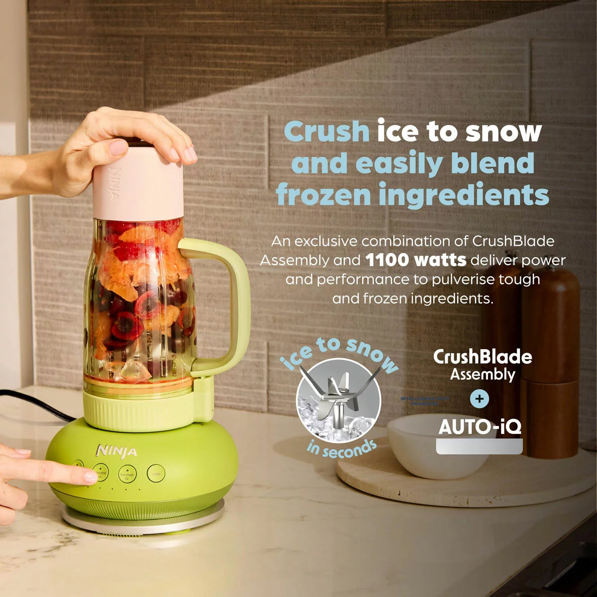 Ninja BlendBoss Tumbler Blender | Portable Smoothie Blending | Fitness Enthusiasts