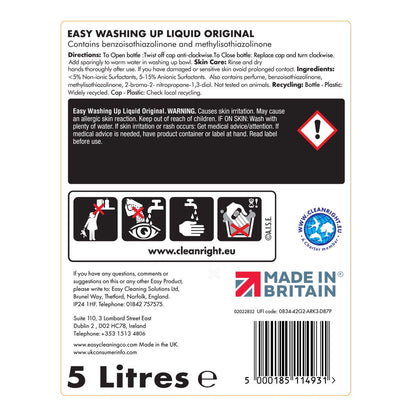 Easy Original washing up liquid 5L, view 2