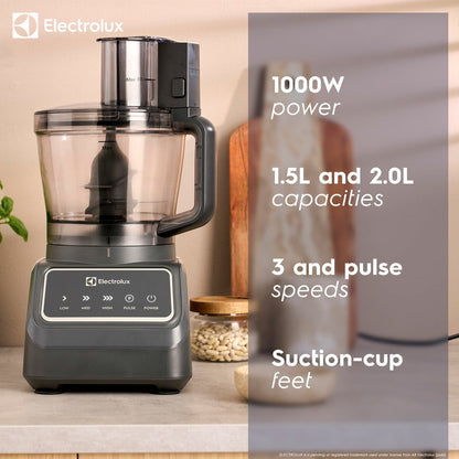 Electrolux SDA2838ELGRY 1000W food processor and blender, view 2
