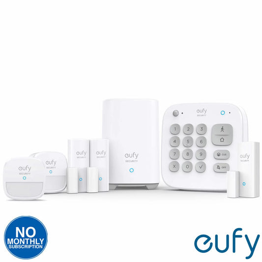 eufy wireless home alarm bundle with HomeBase 2 local storage system