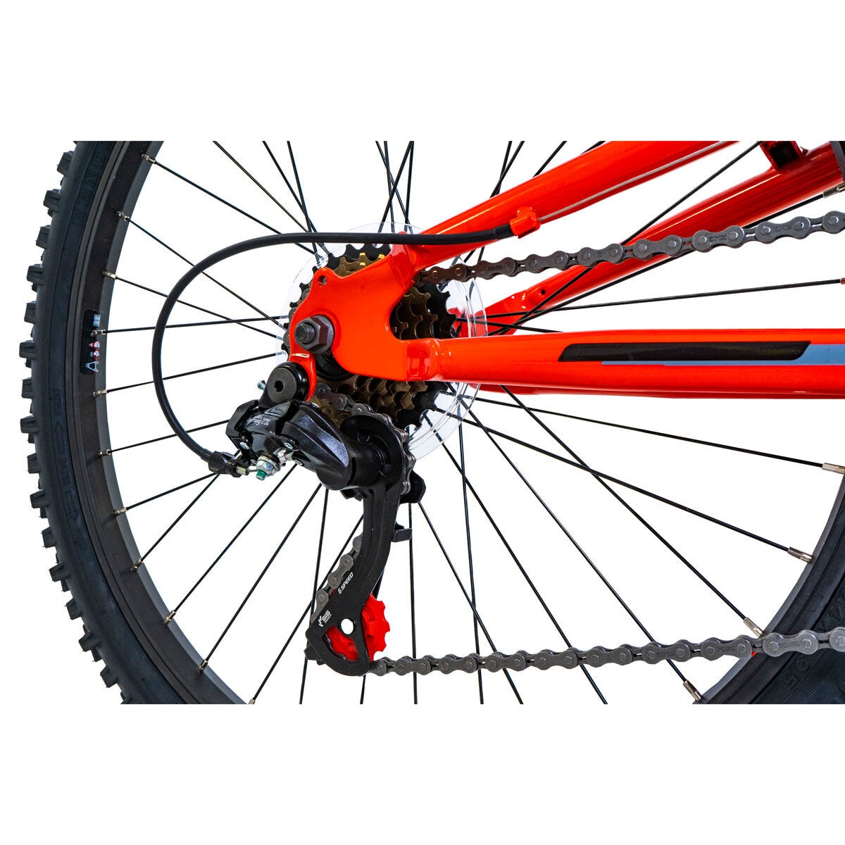 Falcon Neutron 24 inch junior mountain bike red, view 3