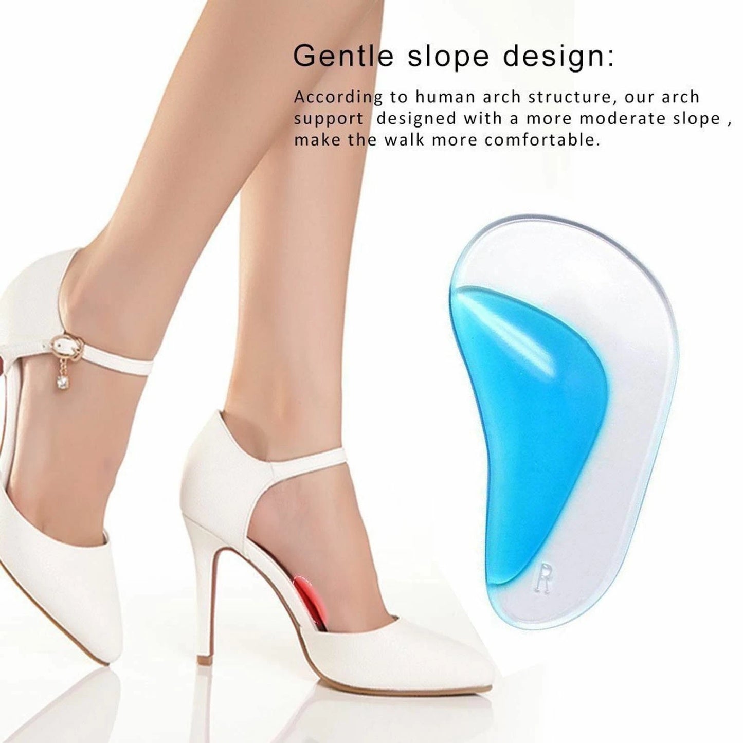 Orthopedic gel arch support insoles for flat feet and plantar fasciitis relief-4