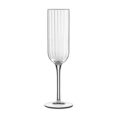 Luigi Bormioli Bach Flute Glasses 210ml 8 Pack | Elegant Sparkling Wine Presentation | Champagne & Prosecco Lovers