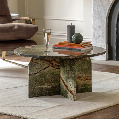 Gallery Amalfi Ember marble coffee table, main view
