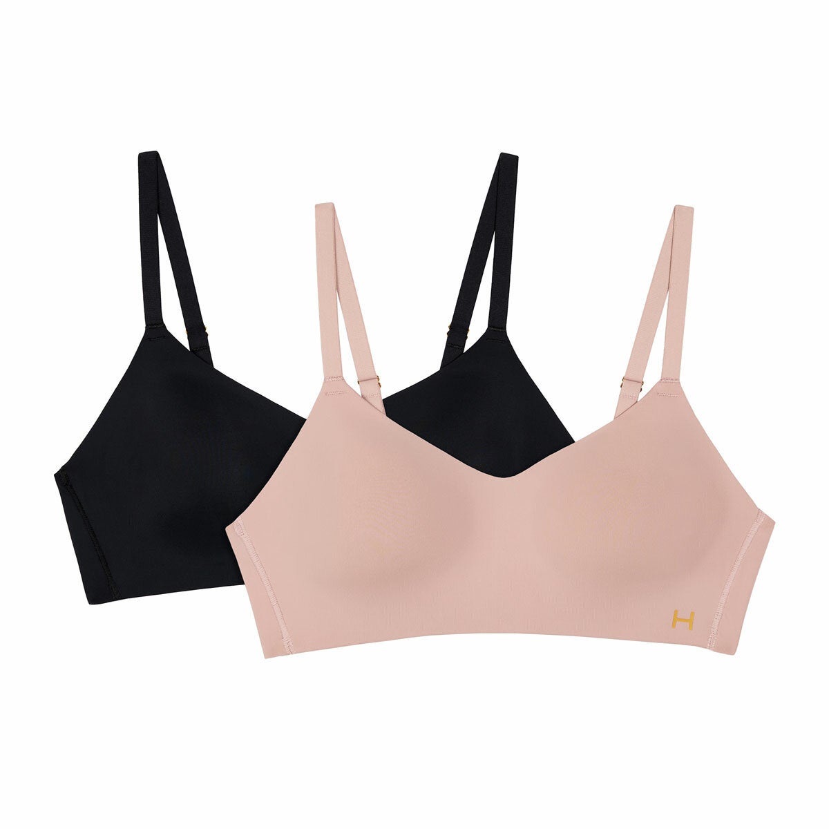 Halston women's Flex bra two pack, view 2