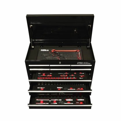 Hilka 156 piece EVA tool kit in 9-drawer chest, view 2