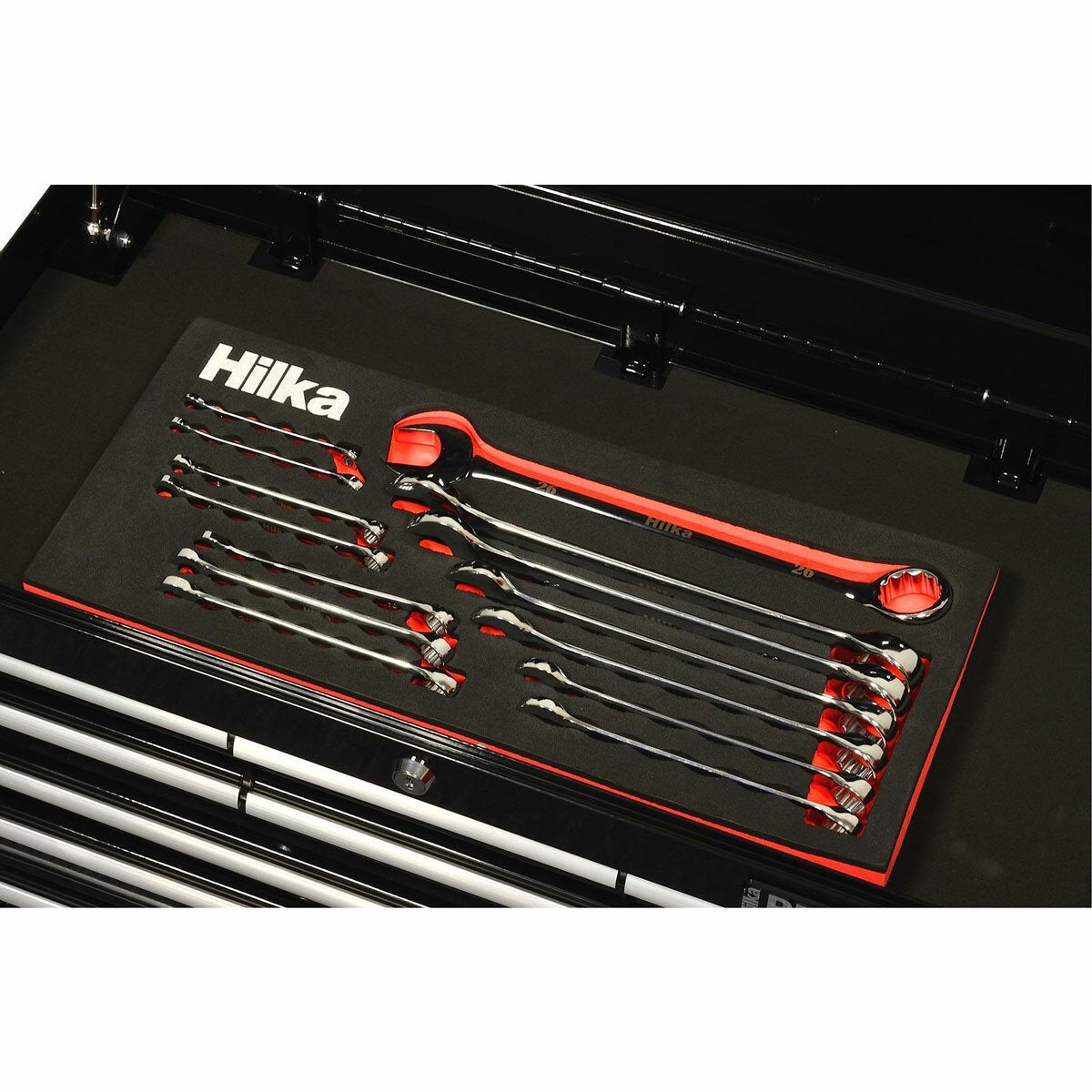 Hilka 156 piece EVA tool kit in 9-drawer chest, view 4