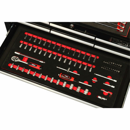 Hilka 156 piece EVA tool kit in 9-drawer chest, view 5