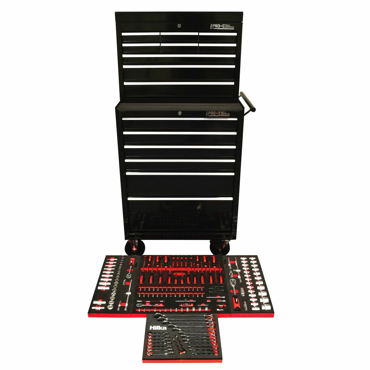 Hilka 186 piece EVA tool kit with chest and trolley, view 3